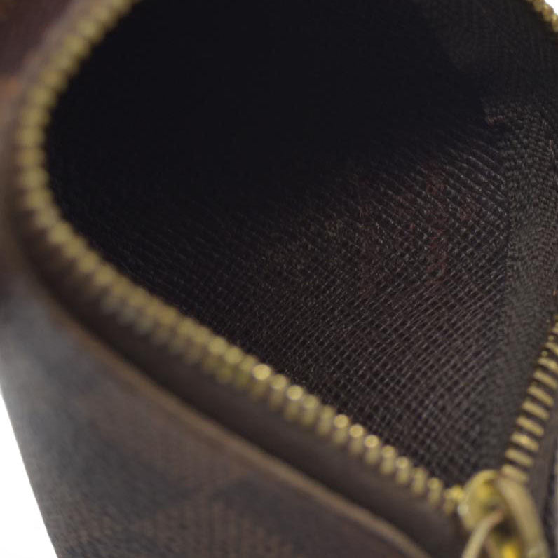 AUCTION  $345 Louis Vuitton  Damier Ebene Key Pouch