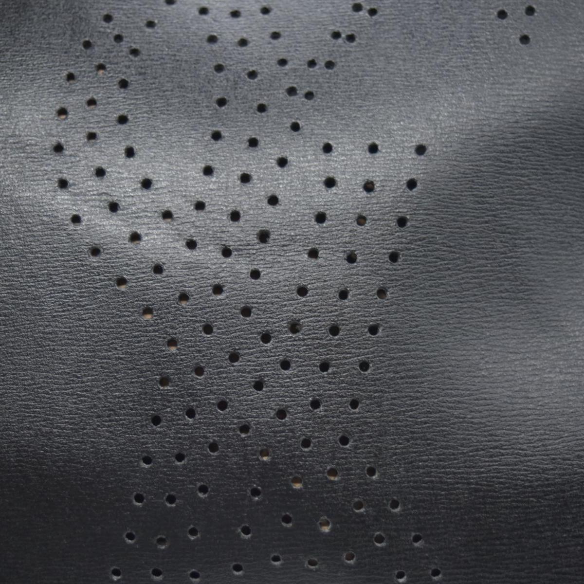 $1600 2018 Saint Laurent Vintage Calfskin Perforated East West Shopping Tote Black 10020170