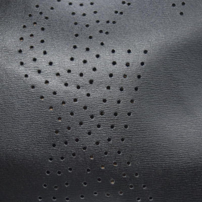 $1600 2018 Saint Laurent Vintage Calfskin Perforated East West Shopping Tote Black 10020170