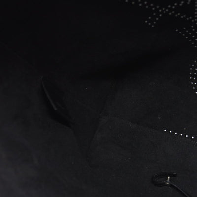 $1600 2018 Saint Laurent Vintage Calfskin Perforated East West Shopping Tote Black 10020170