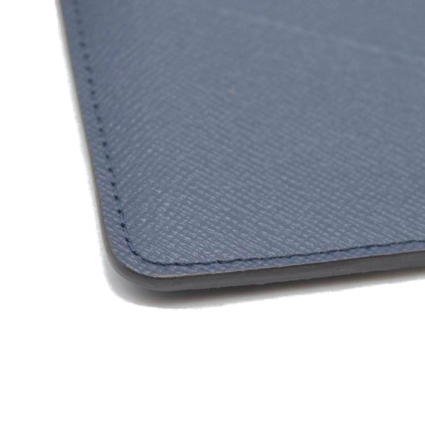 Louis Vuitton  Calfskin Jeanne Wallet Zippered Insert Dark Blue