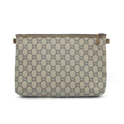 Gucci GG  Gucci Plus PVC Leather Pouch Clutch Bag