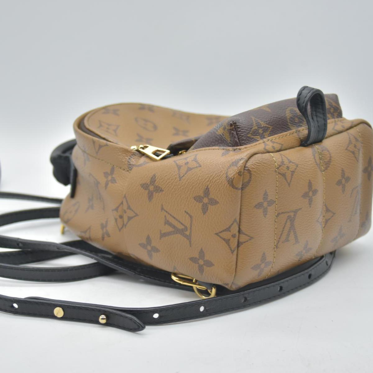$2770 2017 Louis Vuitton monogram reverse Palm Springs backpack MINI FL3177