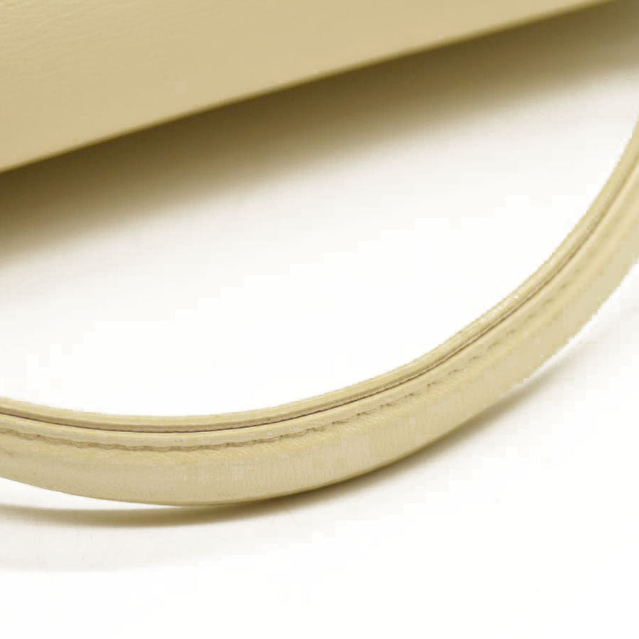 Chanel Shiny Calfskin Goatskin Quilted Small Coco Curve Messenger Flap White