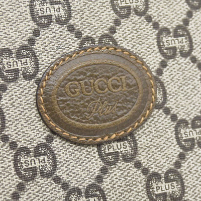 Gucci GG  Gucci Plus PVC Leather Pouch Clutch Bag