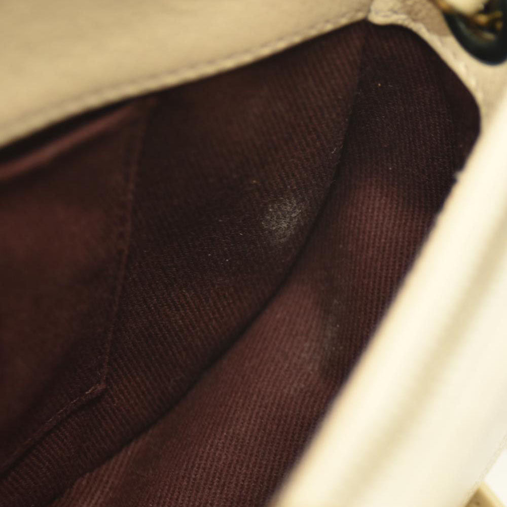 Chanel Shiny Calfskin Goatskin Quilted Small Coco Curve Messenger Flap White