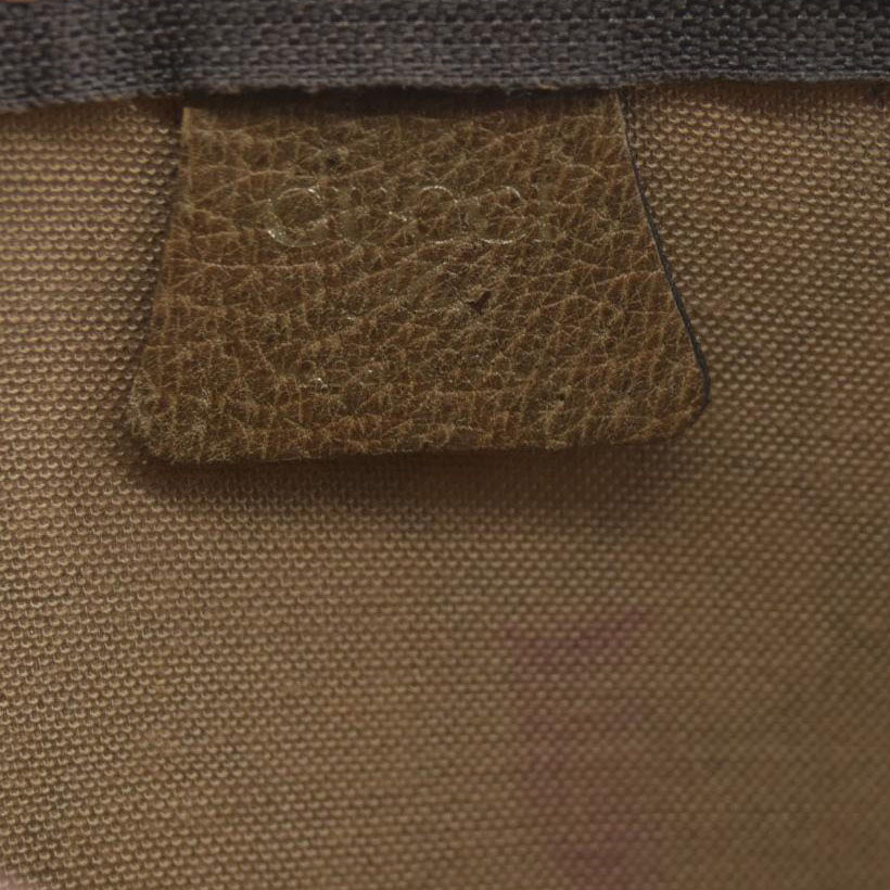 Gucci GG  Gucci Plus PVC Leather Pouch Clutch Bag