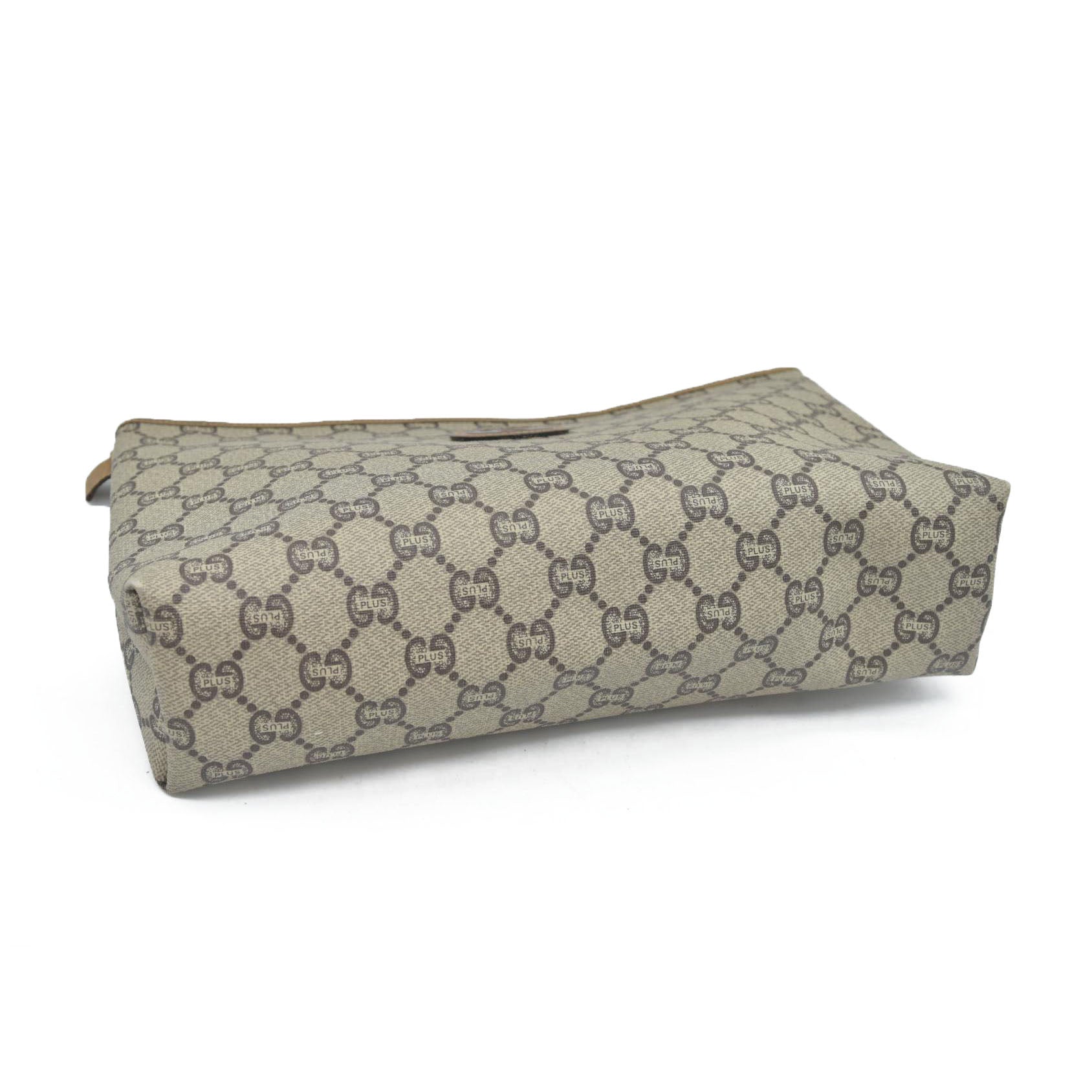 Gucci GG  Gucci Plus PVC Leather Pouch Clutch Bag