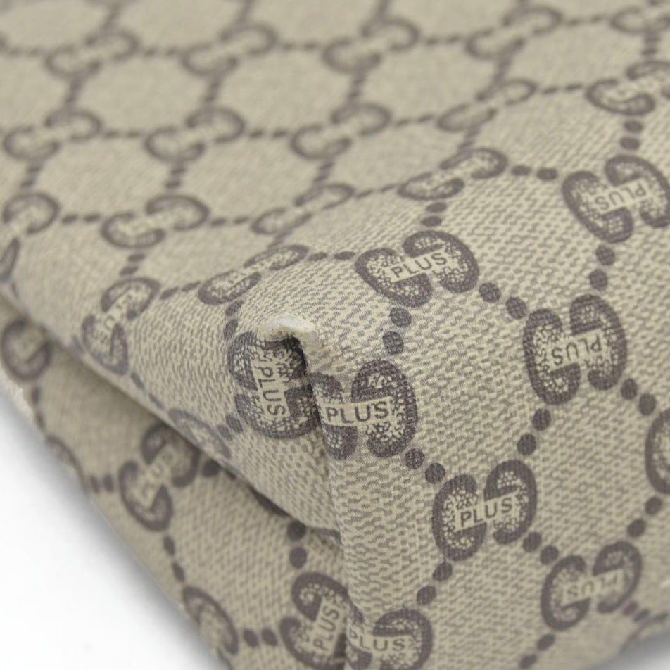 Gucci GG  Gucci Plus PVC Leather Pouch Clutch Bag