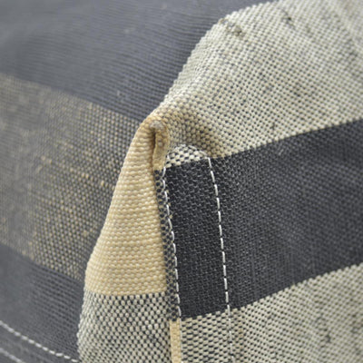 $900 Burberry Coated Canvas Mega Check Medium Doodle Tote Black White