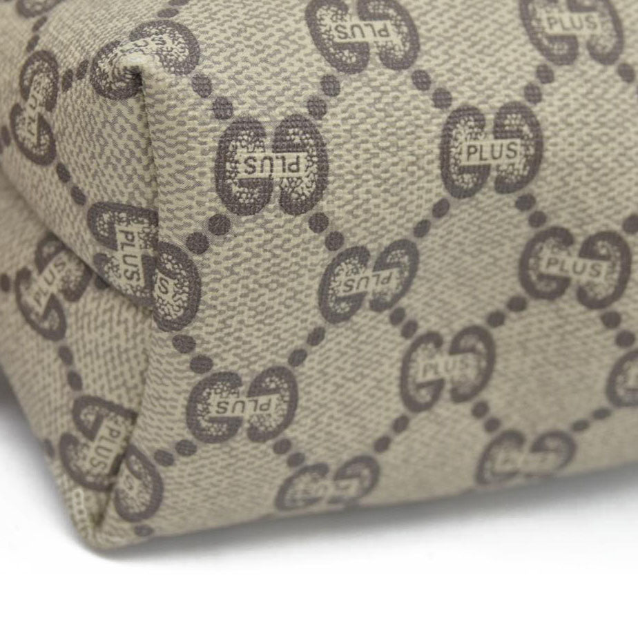 Gucci GG  Gucci Plus PVC Leather Pouch Clutch Bag