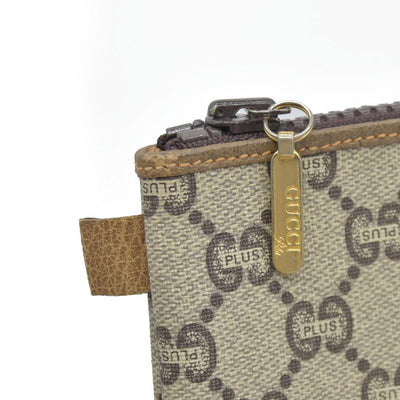 Gucci GG  Gucci Plus PVC Leather Pouch Clutch Bag