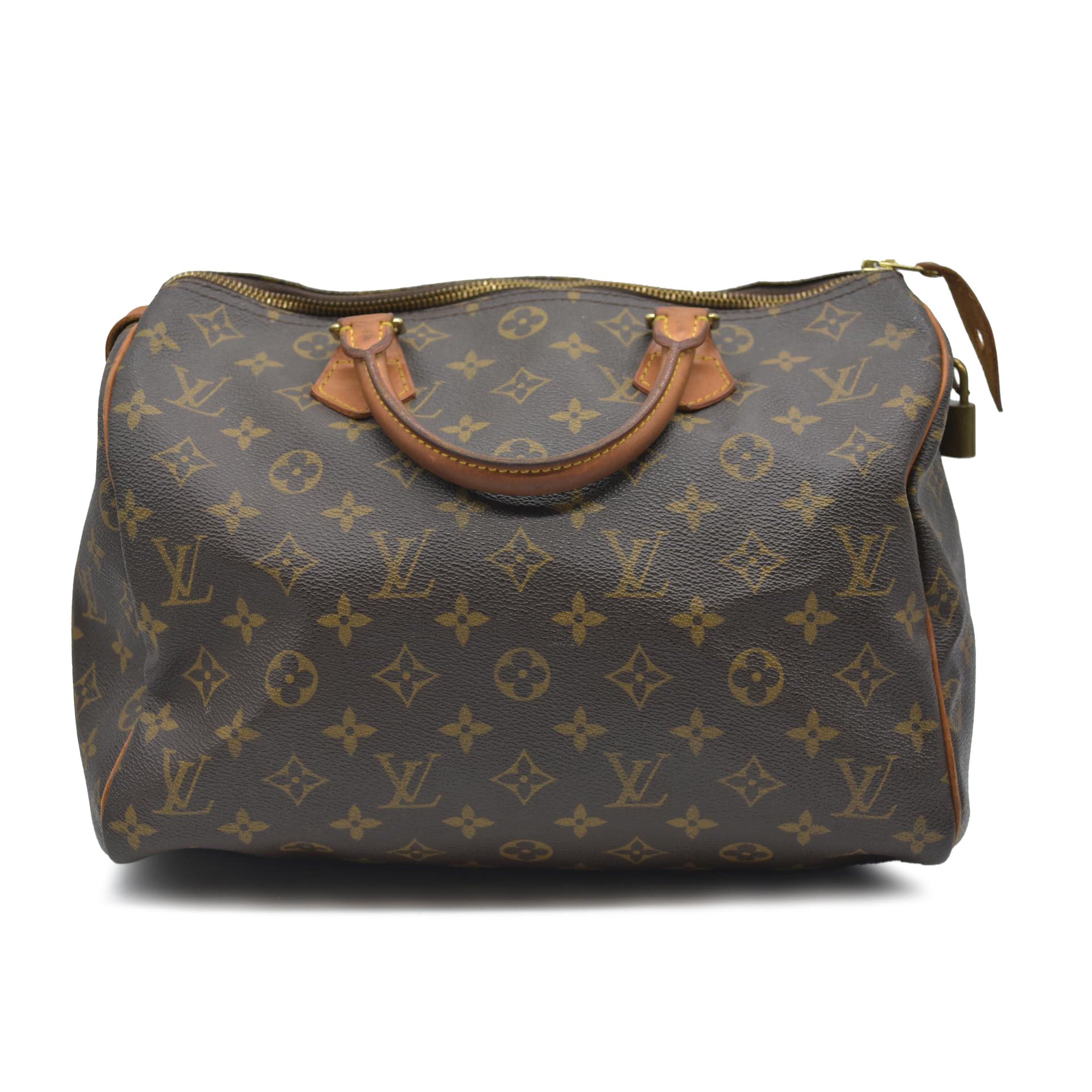 $1700 Louis Vuitton Monogram Speedy 35 TH0034