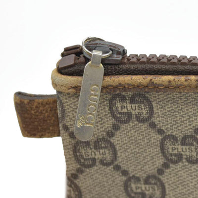 Gucci GG  Gucci Plus PVC Leather Pouch Clutch Bag