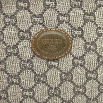 Gucci GG  Gucci Plus PVC Leather Pouch Clutch Bag