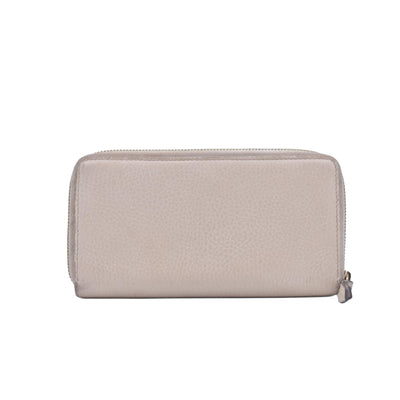 $660 2005 Gucci Cream GG Marmont zip around wallet 10021060