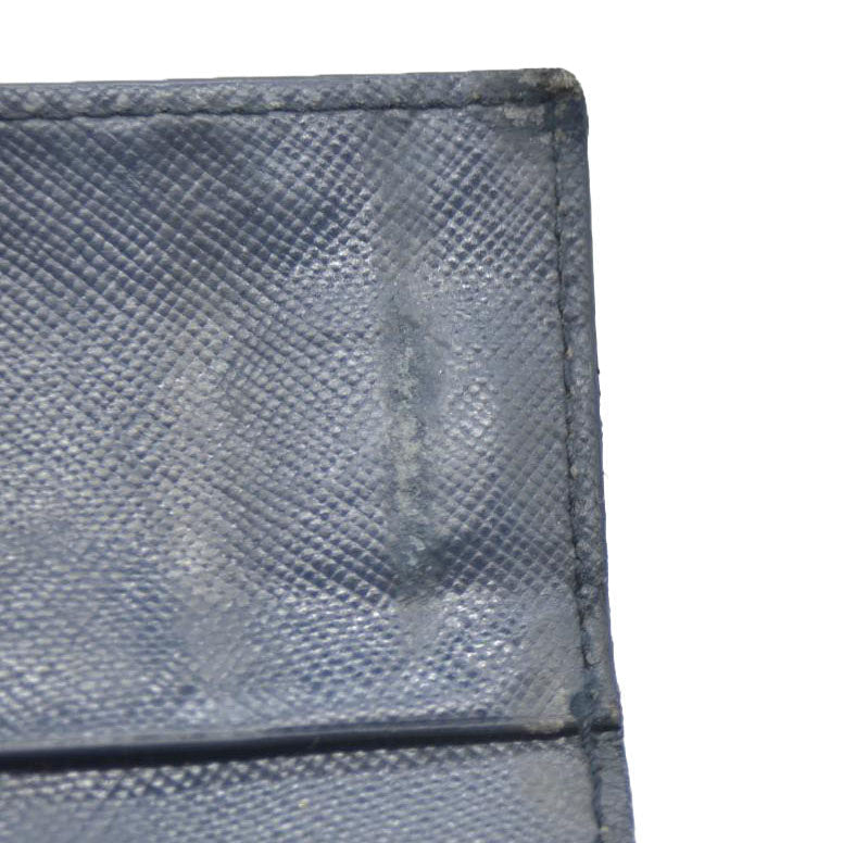 PRADA Logo Saffiano Leather 6 Ring Key Case Navy blue AUCTION $595