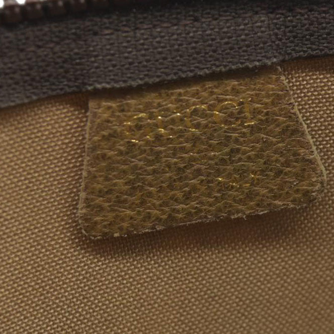 Gucci GG  Gucci Plus PVC Leather Pouch Clutch Bag