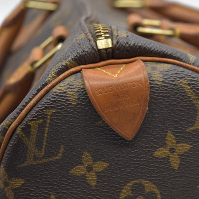 $1700 Louis Vuitton Monogram Speedy 35 TH0034