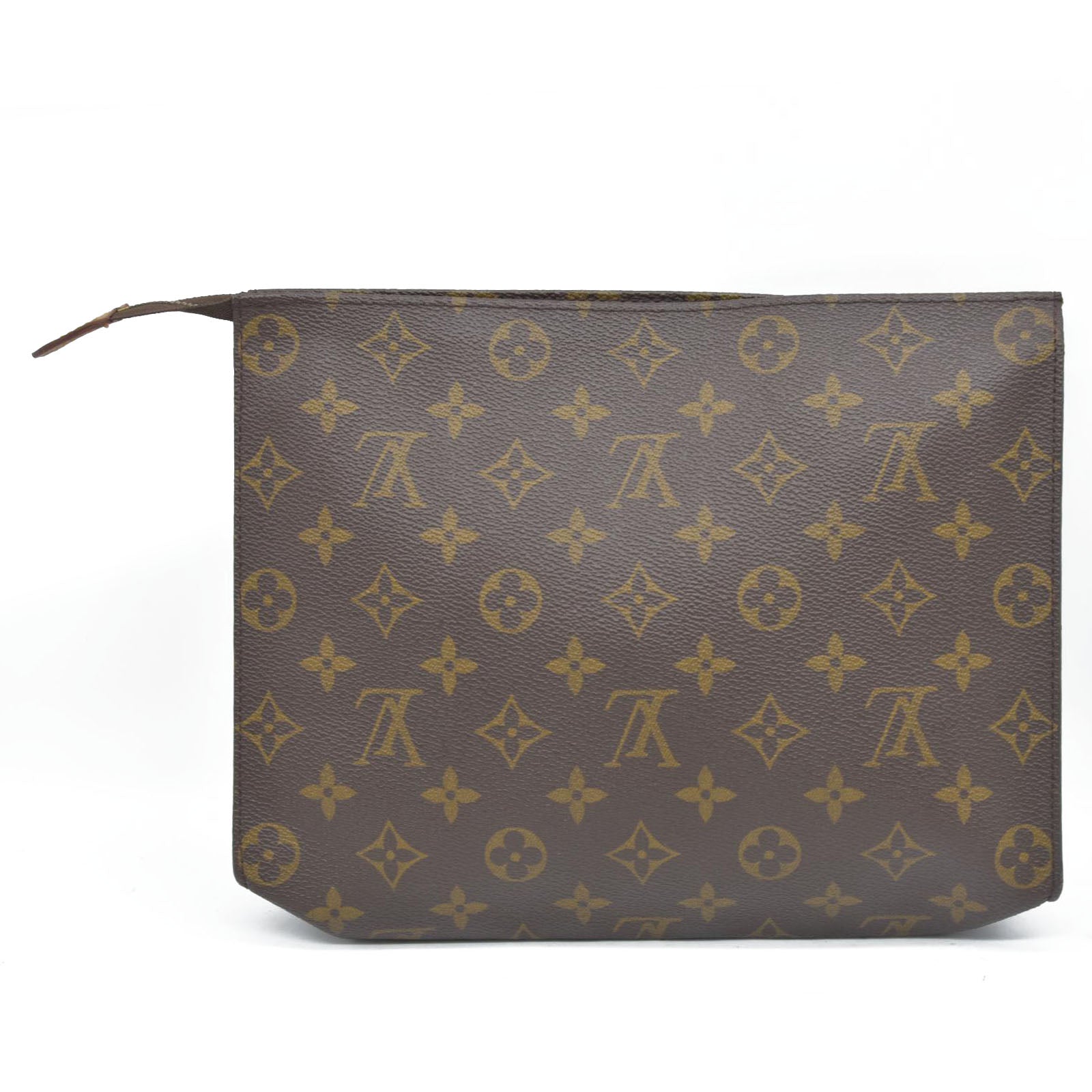 Louis Vuitton Monogram Poche Toilette 26 Cosmetics Pouch Purse  TH01914
