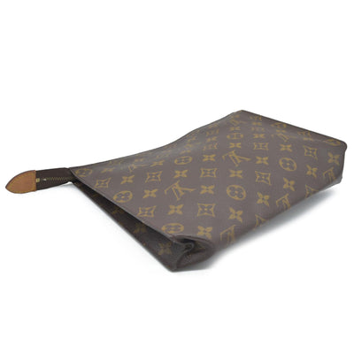 Louis Vuitton Monogram Poche Toilette 26 Cosmetics Pouch Purse  TH01914