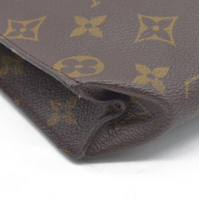 Louis Vuitton Monogram Poche Toilette 26 Cosmetics Pouch Purse  TH01914