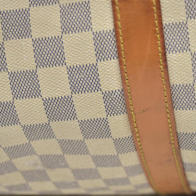 $2700 2007 Louis Vuitton Damier Azur Keepall Bandouliere 55