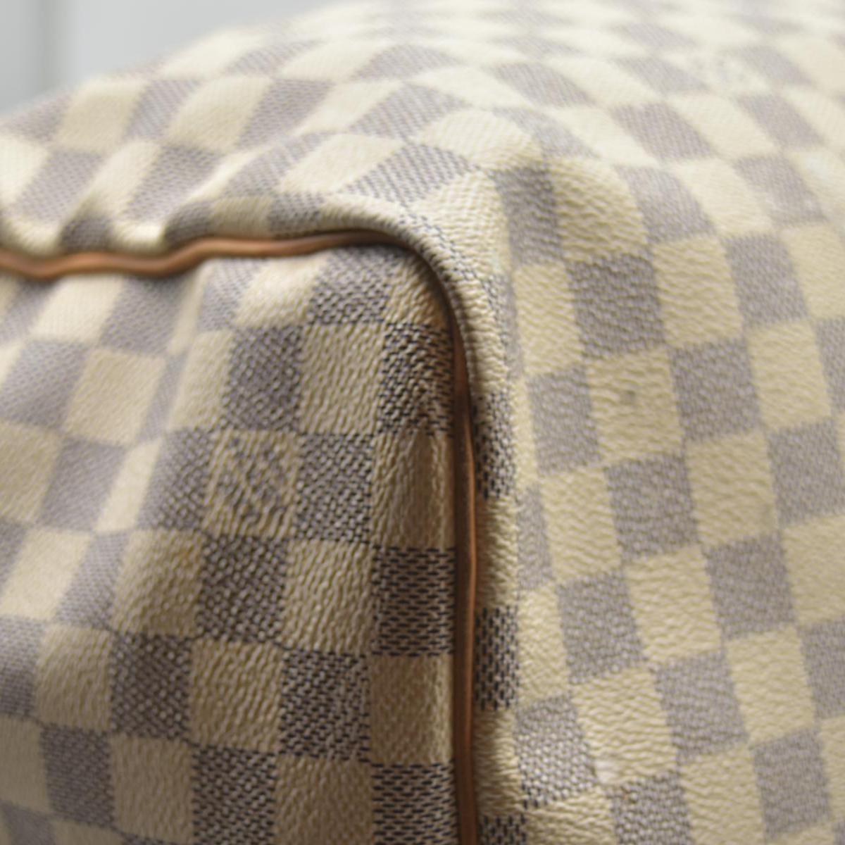 $2700 2007 Louis Vuitton Damier Azur Keepall Bandouliere 55