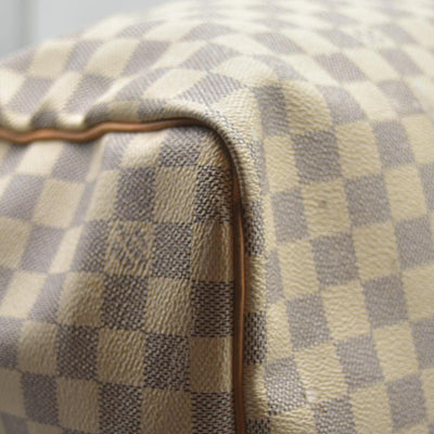 $2700 2007 Louis Vuitton Damier Azur Keepall Bandouliere 55
