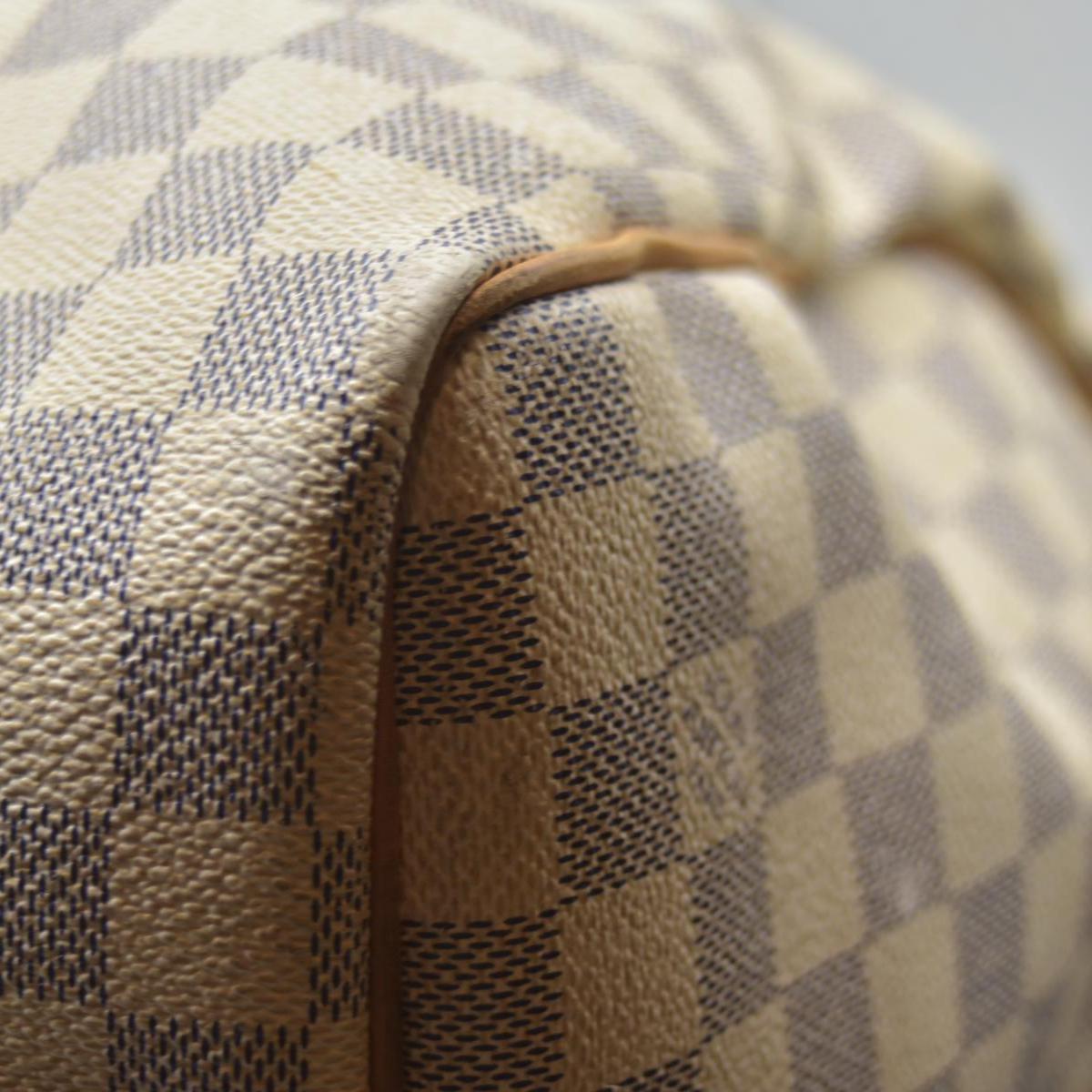 $2700 2007 Louis Vuitton Damier Azur Keepall Bandouliere 55