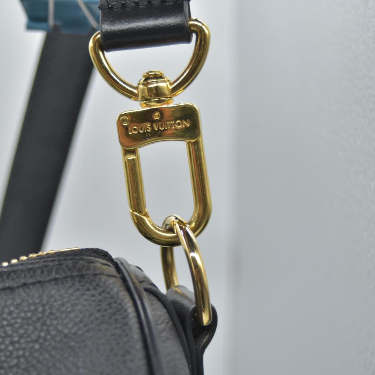 $3900 Louis Vuitton Empreinte Monogram Giant Keepall Bandouliere 45 Black 10020175