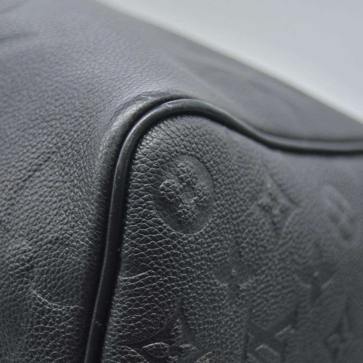 $3900 Louis Vuitton Empreinte Monogram Giant Keepall Bandouliere 45 Black 10020175