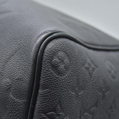 $3900 Louis Vuitton Empreinte Monogram Giant Keepall Bandouliere 45 Black 10020175