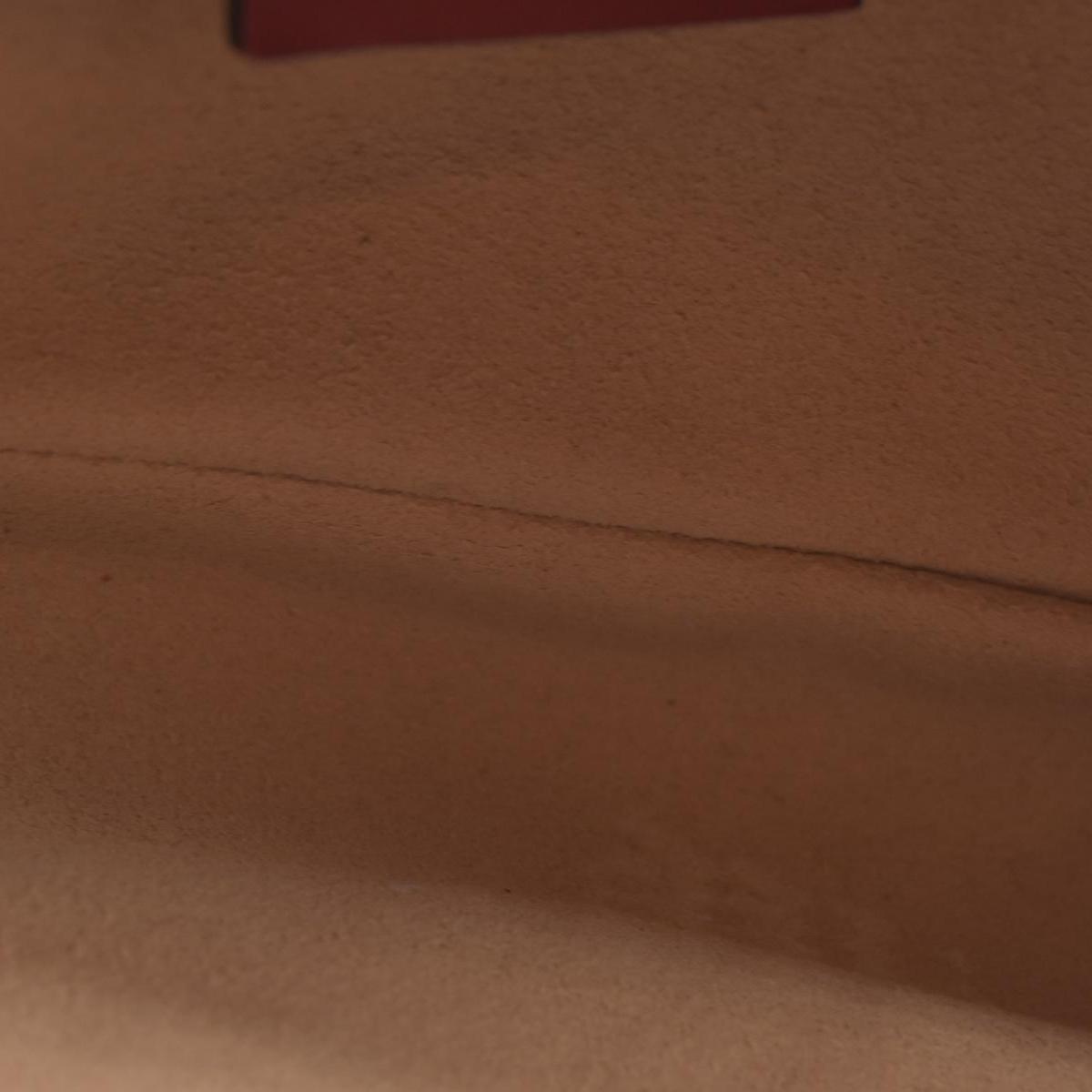 $1550 Gucci Calfskin Matelasse Super Mini GG Marmont Shoulder Bag Hibiscus Red