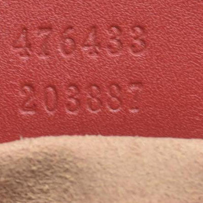 $1550 Gucci Calfskin Matelasse Super Mini GG Marmont Shoulder Bag Hibiscus Red