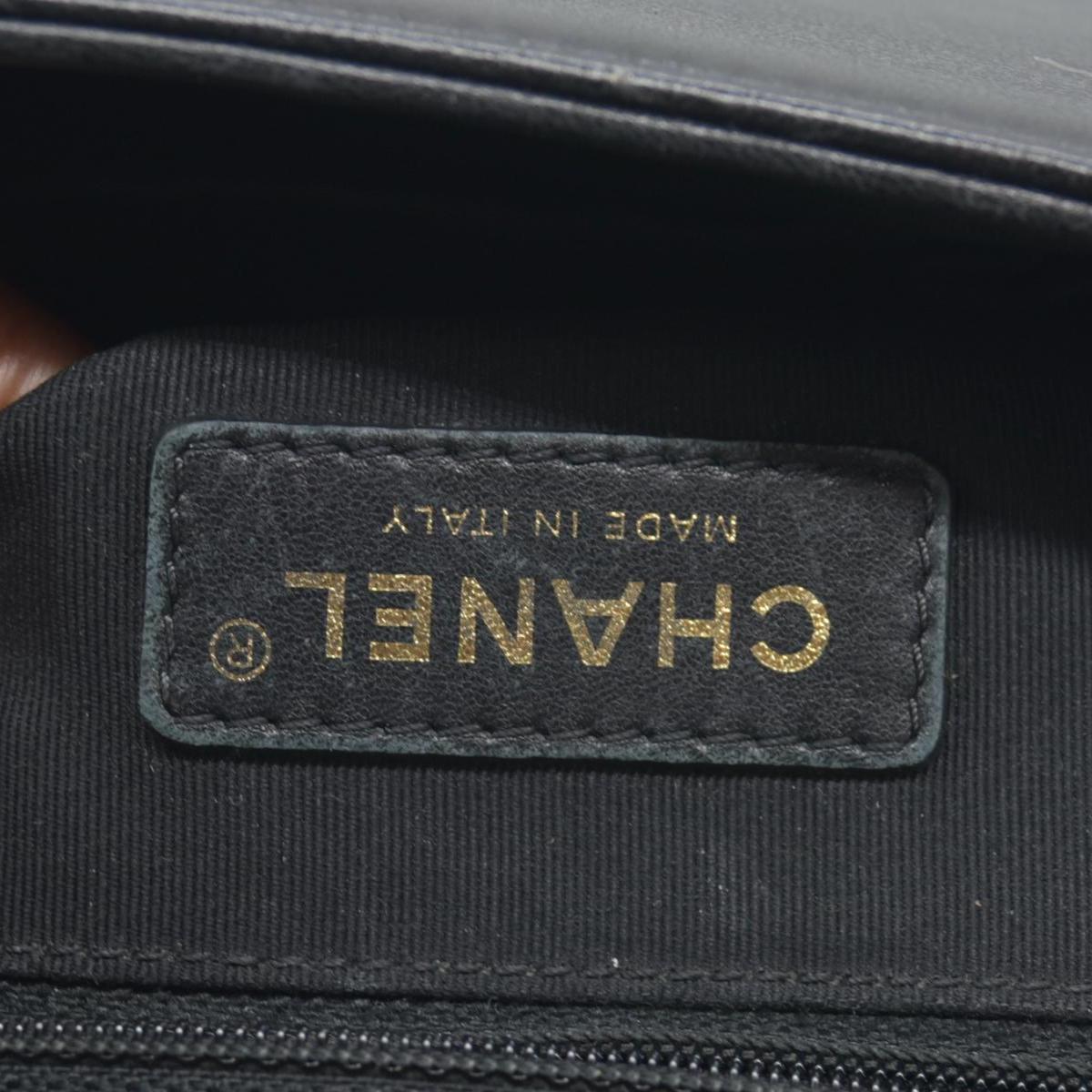 $7600 2017 Chanel Lambskin Quilted Large Boy Flap Black