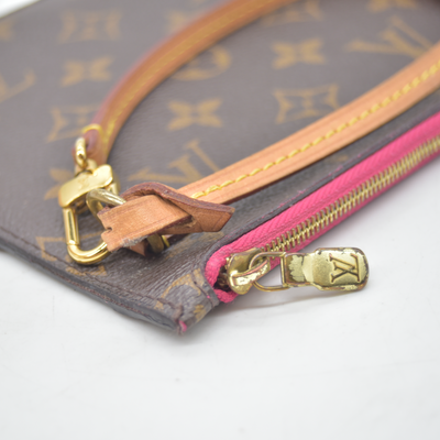 2018 Louis Vuitton Monogram Neverfull MM GM Pochette Pivoine CA4148