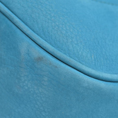 $1490 Gucci  Interlocking G Soho Disco Small Suede Blue