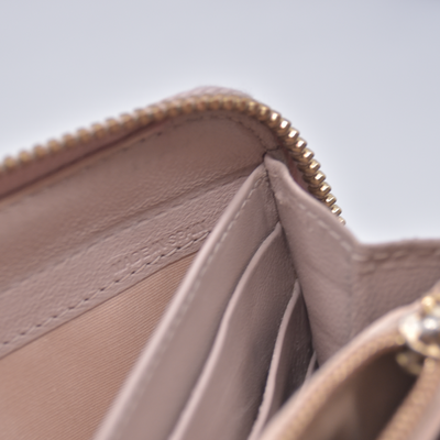 $605 2015 Chloe Long Drew Zip Around Flap Wallet Pink 10021062