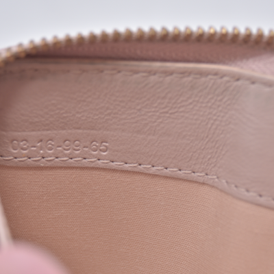 $605 2015 Chloe Long Drew Zip Around Flap Wallet Pink 10021062