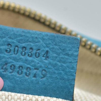 $1490 Gucci  Interlocking G Soho Disco Small Suede Blue