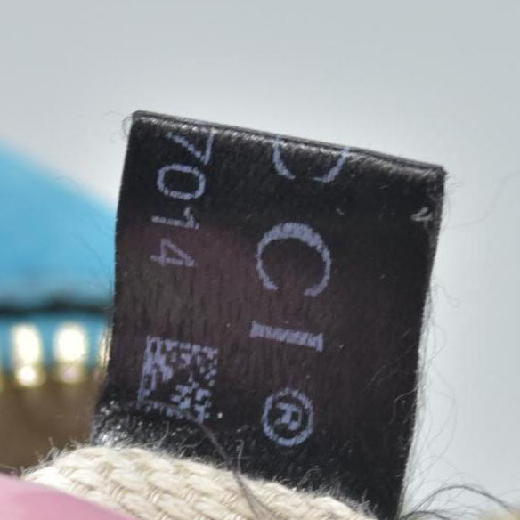 $1490 Gucci  Interlocking G Soho Disco Small Suede Blue