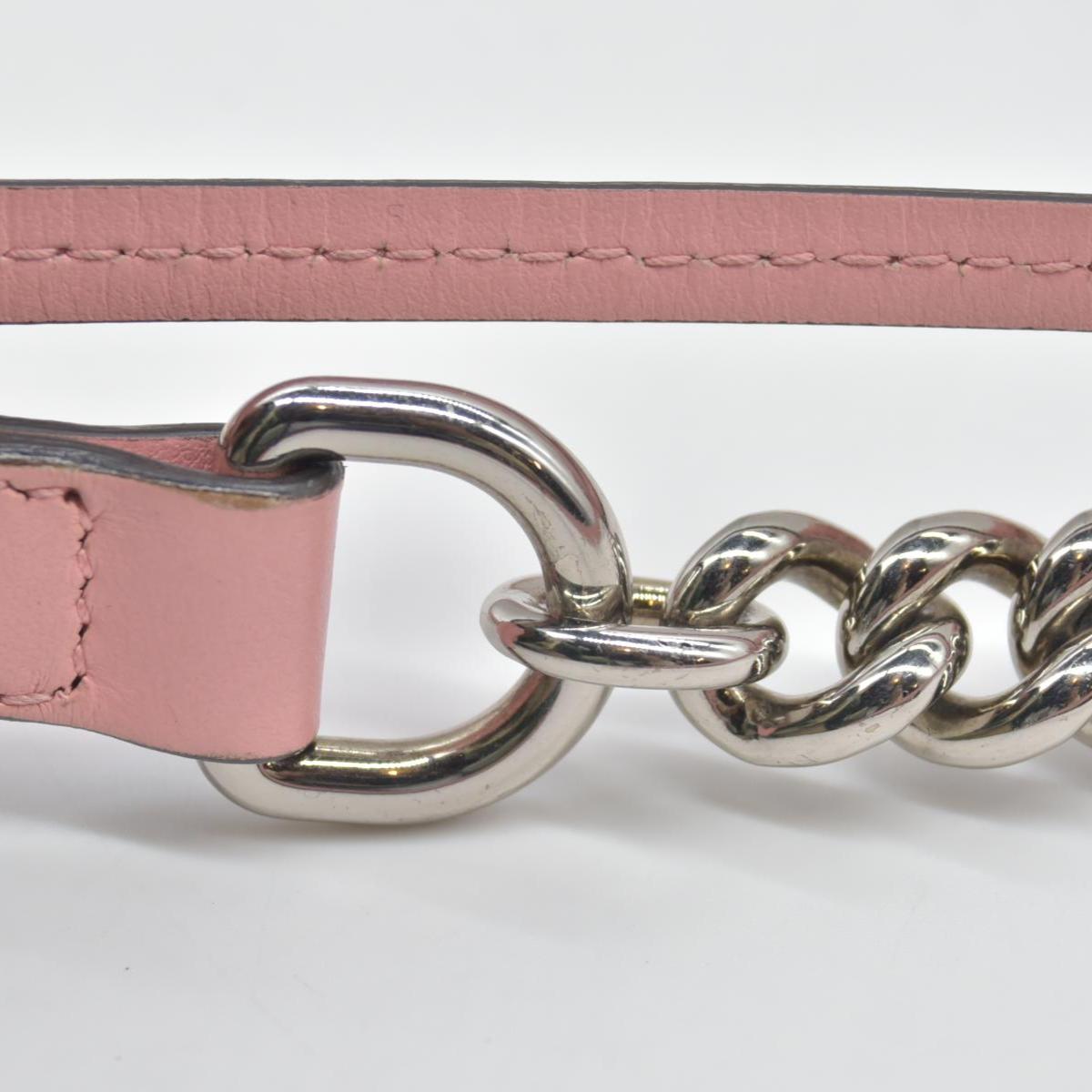 $1950 Gucci Calfskin Matelasse Small GG Marmont Chain Shoulder Bag Wild Rose