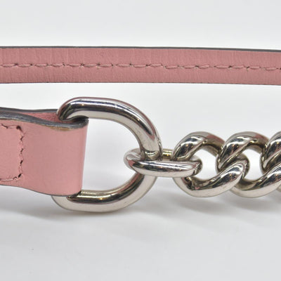 $1950 Gucci Calfskin Matelasse Small GG Marmont Chain Shoulder Bag Wild Rose