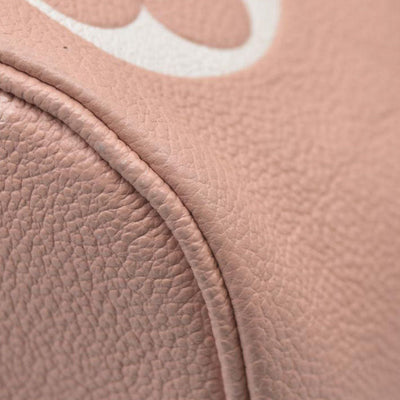 $3050 Louis Vuitton Empreinte Monogram Giant Neverfull MM Trianon Pink Cream