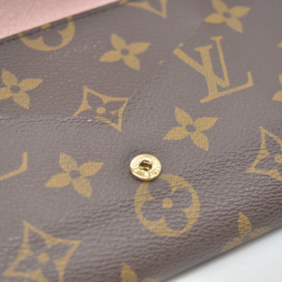 $720 2016 Louis Vuitton Monogram Monogram Jeanne Wallet Rose Ballerine with inserts CA3196