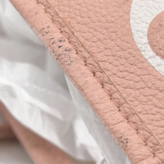 $3050 Louis Vuitton Empreinte Monogram Giant Neverfull MM Trianon Pink Cream