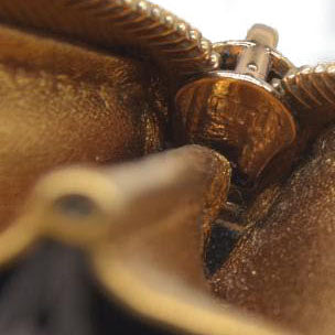 Bottega Veneta Intrecciato Lambskin Zip Around Long Wallet Gold