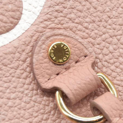 $3050 Louis Vuitton Empreinte Monogram Giant Neverfull MM Trianon Pink Cream