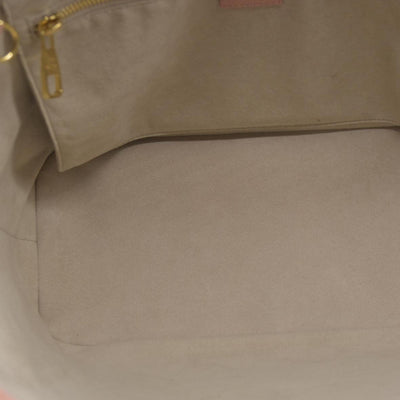 $3050 Louis Vuitton Empreinte Monogram Giant Neverfull MM Trianon Pink Cream